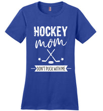 Load image into Gallery viewer, Royal Blue Hockey Shirt for the Hockey Mom
