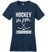 Load image into Gallery viewer, Navy Hockey Shirt for the Hockey Mom
