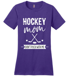 Purple Hockey Shirt for the Hockey Mom