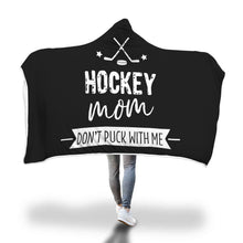 Load image into Gallery viewer, Hockey Mom Hooded Blanket
