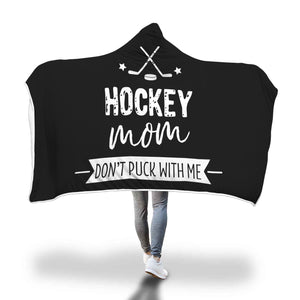 Hockey Mom Hooded Blanket