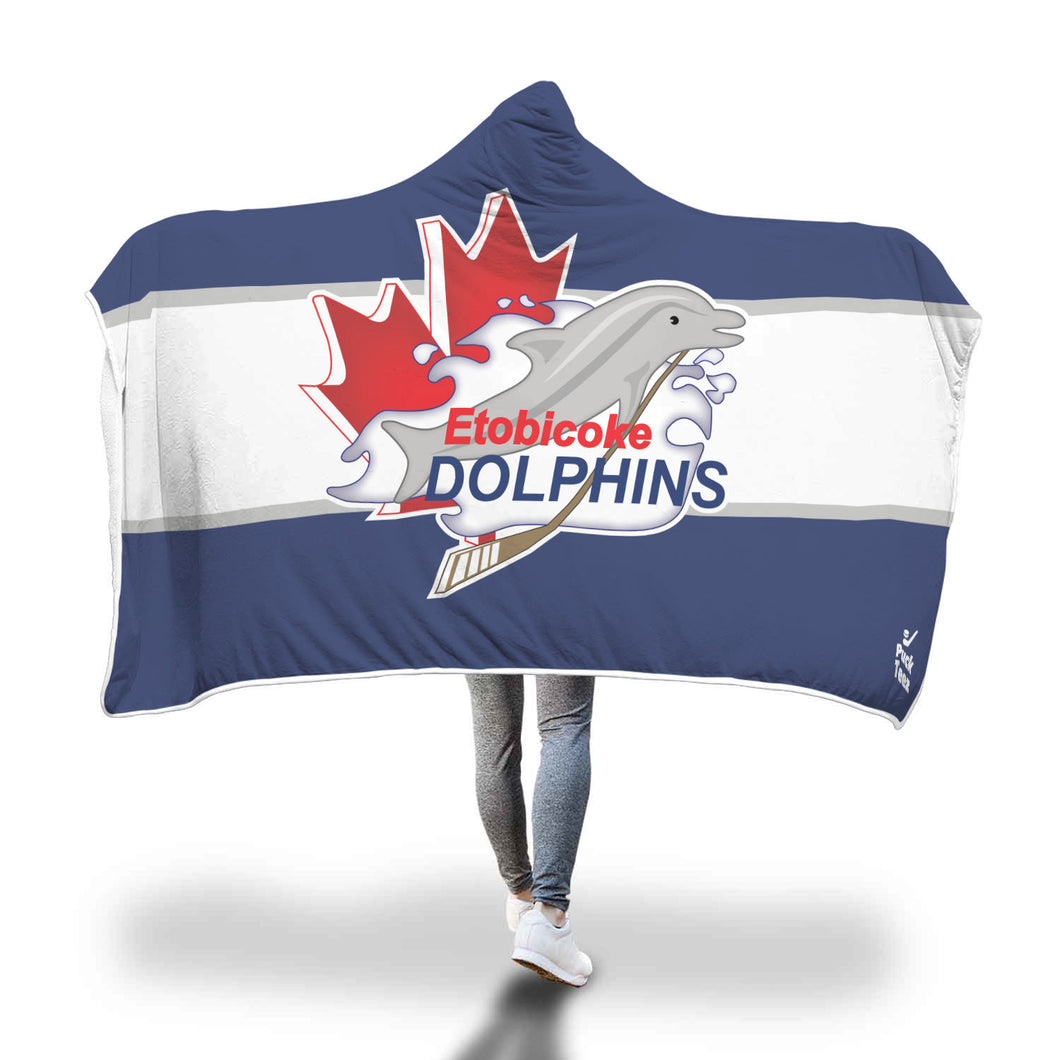 Etobicoke Dolphins Hooded Blanket