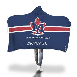 York Mills Hockey Club Hooded Blanket