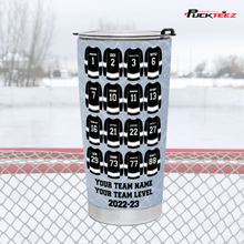 Load image into Gallery viewer, Personalized Hockey Jersey Tumbler
