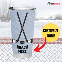 Load image into Gallery viewer, Personalized Hockey Jersey Tumbler
