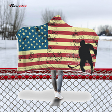 Load image into Gallery viewer, USA Hooded Blanket
