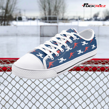 Load image into Gallery viewer, Personalized Hockey Low Tops (size down)
