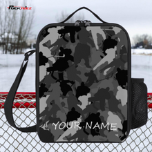Load image into Gallery viewer, Personalized Hockey Camo Lunch Bag
