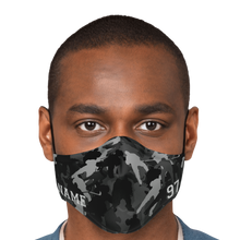 Load image into Gallery viewer, Black Camo Face Mask
