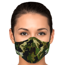 Load image into Gallery viewer, Green Camo Face Mask

