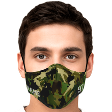 Load image into Gallery viewer, Green Camo Face Mask
