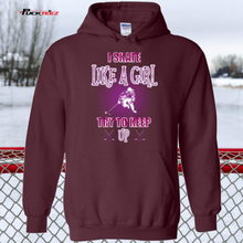 Load image into Gallery viewer, Skate Like a Girl Hoodie

