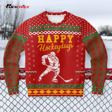 Load image into Gallery viewer, Ugly Hockey Christmas Sweatshirt
