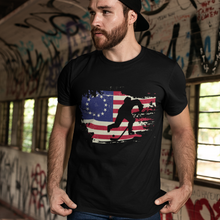 Load image into Gallery viewer, USA Betsy Ross Flag Hockey Shirt

